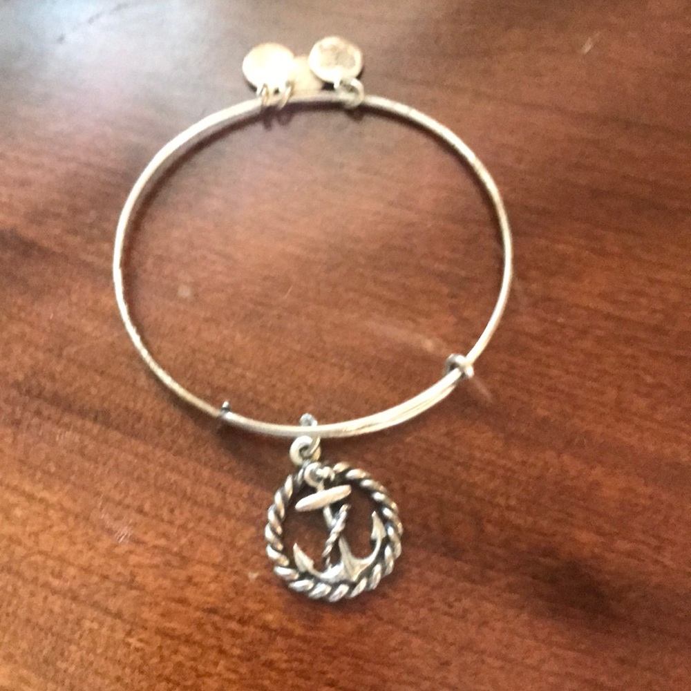 Alex and Ani Silver Anchor Bracelet